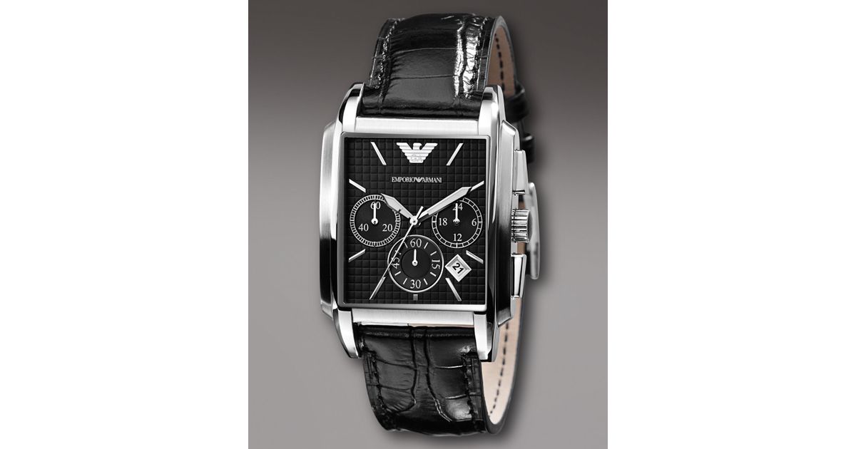 emporio armani watch square face