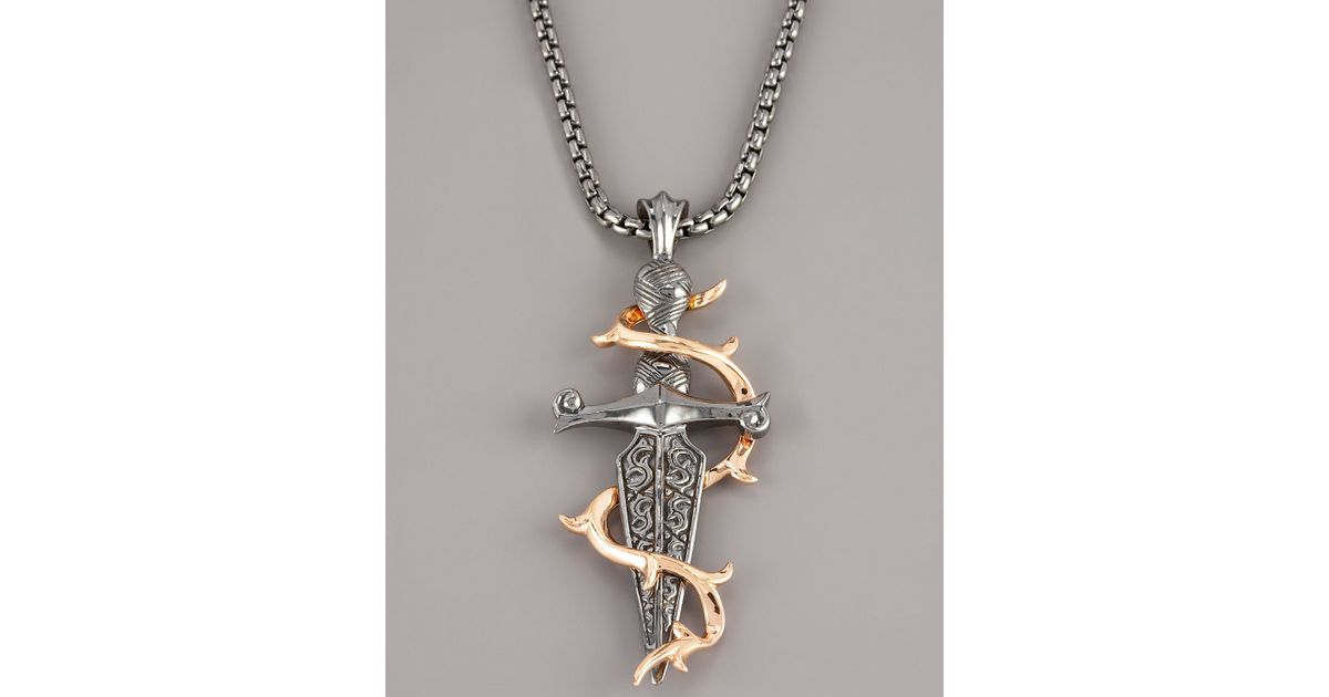 Stephen Webster Heartbreaker Dagger Pendant Necklace In Metallic For Men Lyst - Stephen Webster Dagger Pendant Stephen Webster Heartbreaker Dagger Pendant Necklace In Metallic For Men Lyst - Stephen Webster Dagger Pendant