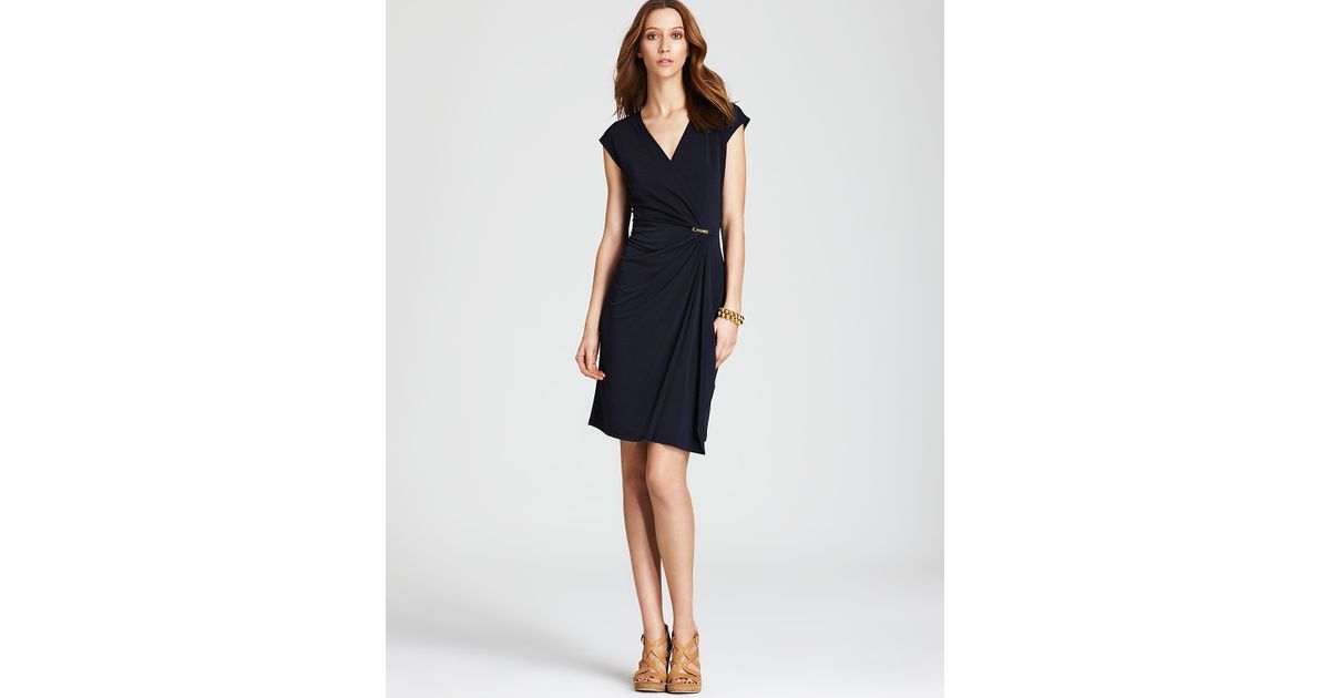 michael kors faux wrap dress