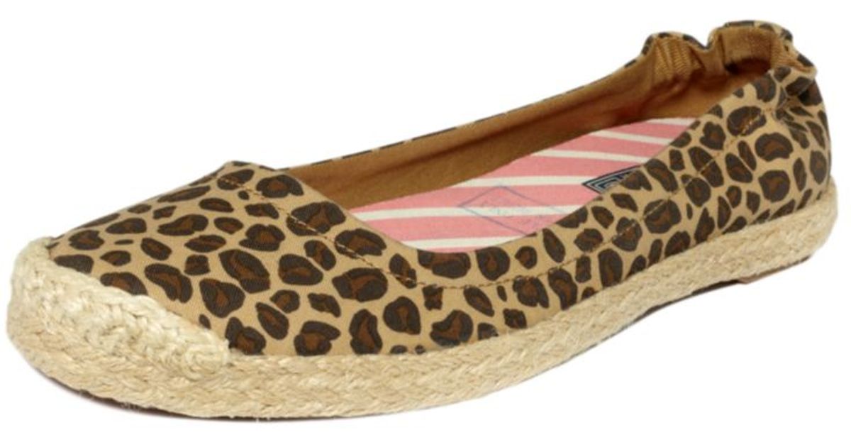 sperry leopard flats
