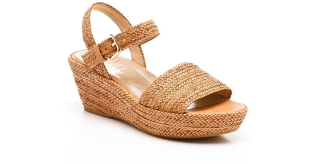 stuart weitzman red espadrilles