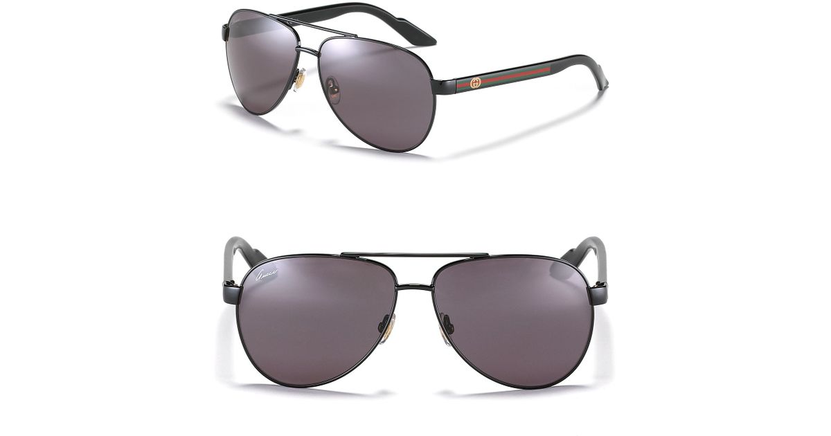 gucci unisex aviator sunglasses