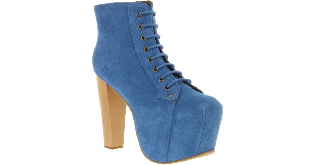 jeffrey campbell blue boots