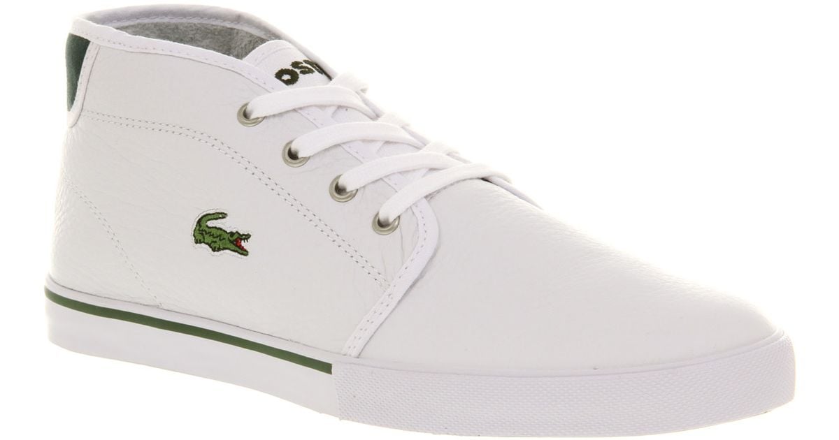Lacoste Ampthill White Leather for Men - Lyst