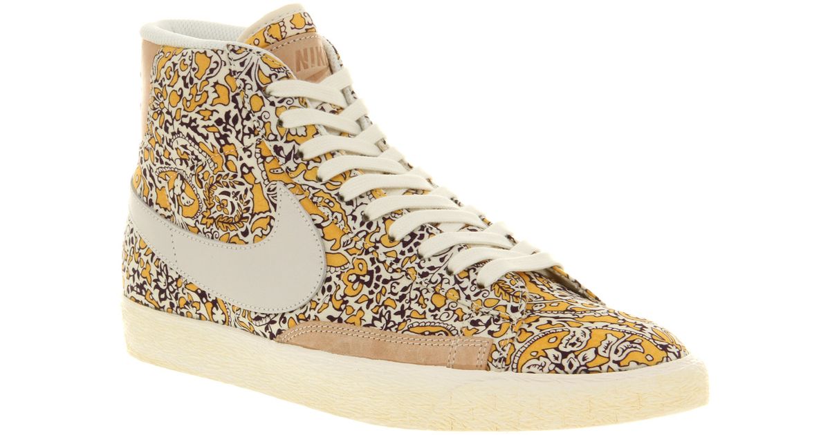 Nike Blazer Mid Liberty Print in Natural for Men - Lyst