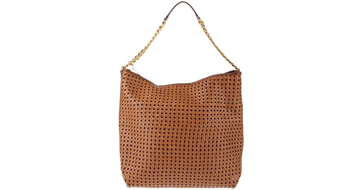 Stella Mccartney Woven Bag In Brown Lyst