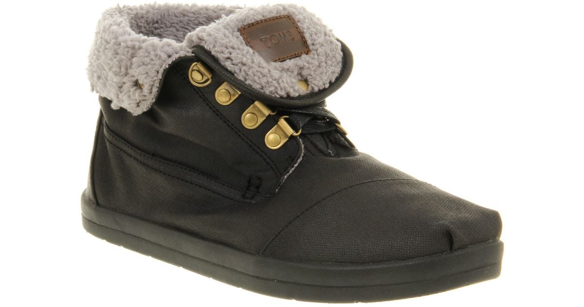 toms wool lined shoes