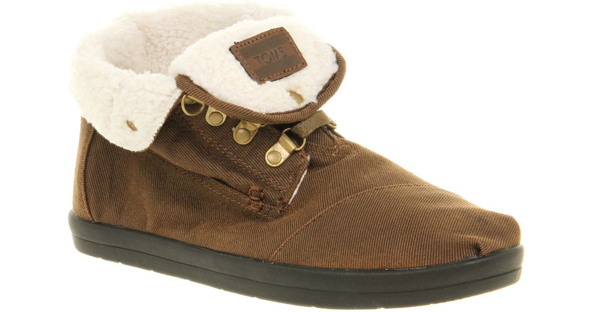 toms fleece lined booties