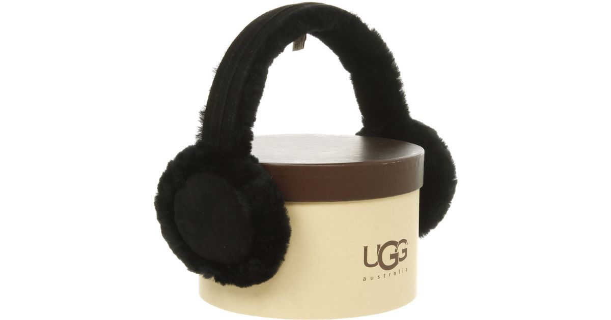 UGG Ear Muffs Black - Lyst