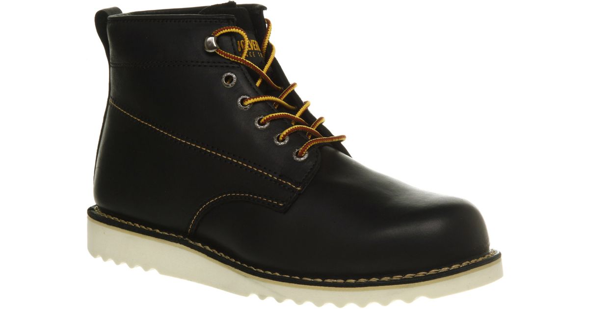 wolverine black leather boots