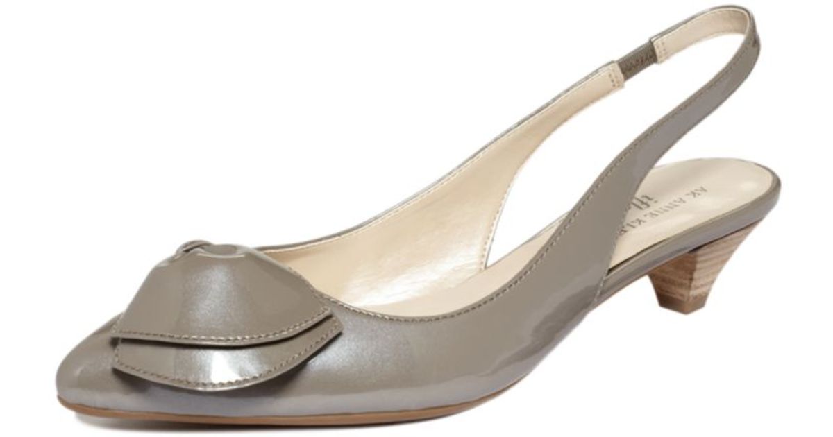 light grey slingback shoes