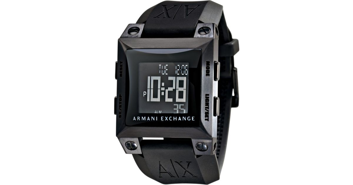 armani exchange watch digital