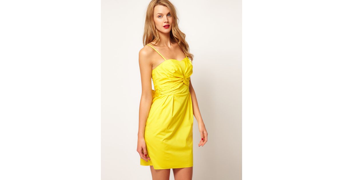 coast yellow dress