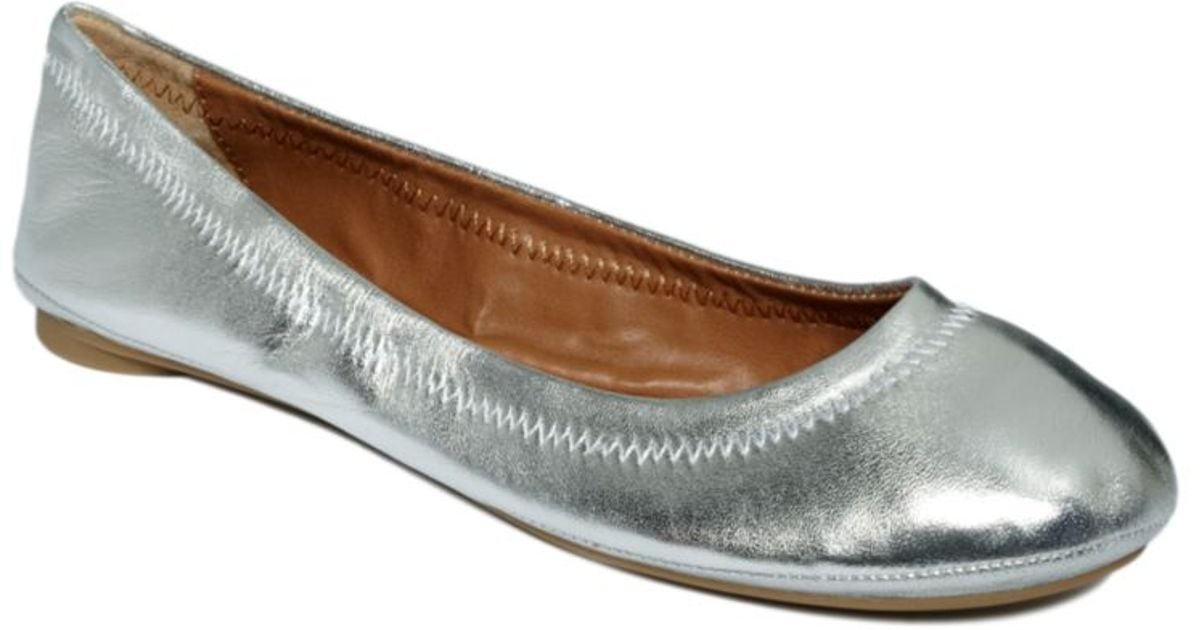 lucky brand silver flats