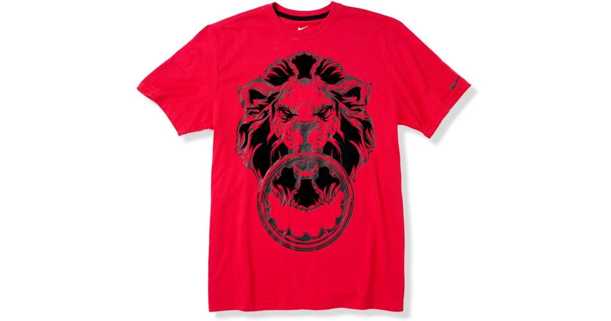 nike lion shirt