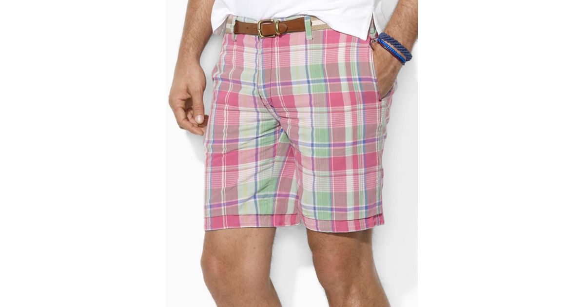 Nwt Tommy Bahama Relax $88 Madras To The Max Maritime Plaid Linen Men's Shorts