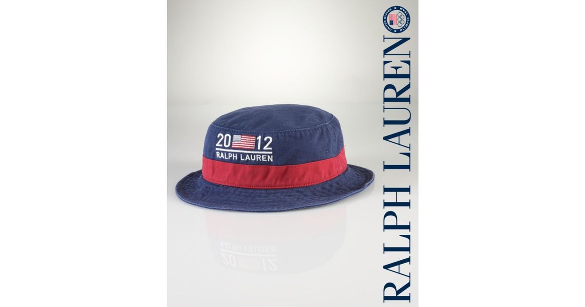 Ralph Lauren Team Usa Olympic Bucket Hat in Blue for Men Lyst