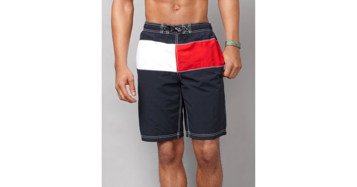 tommy hilfiger swim trunks