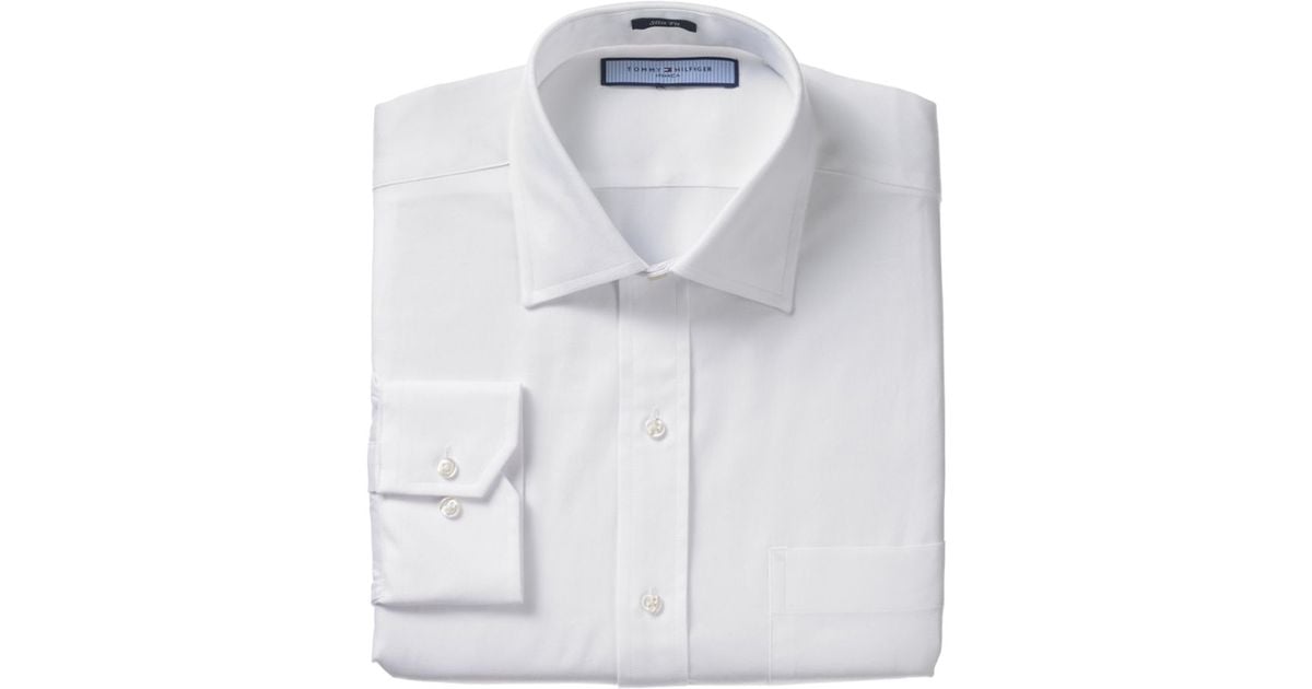 tommy hilfiger long sleeve dress shirt