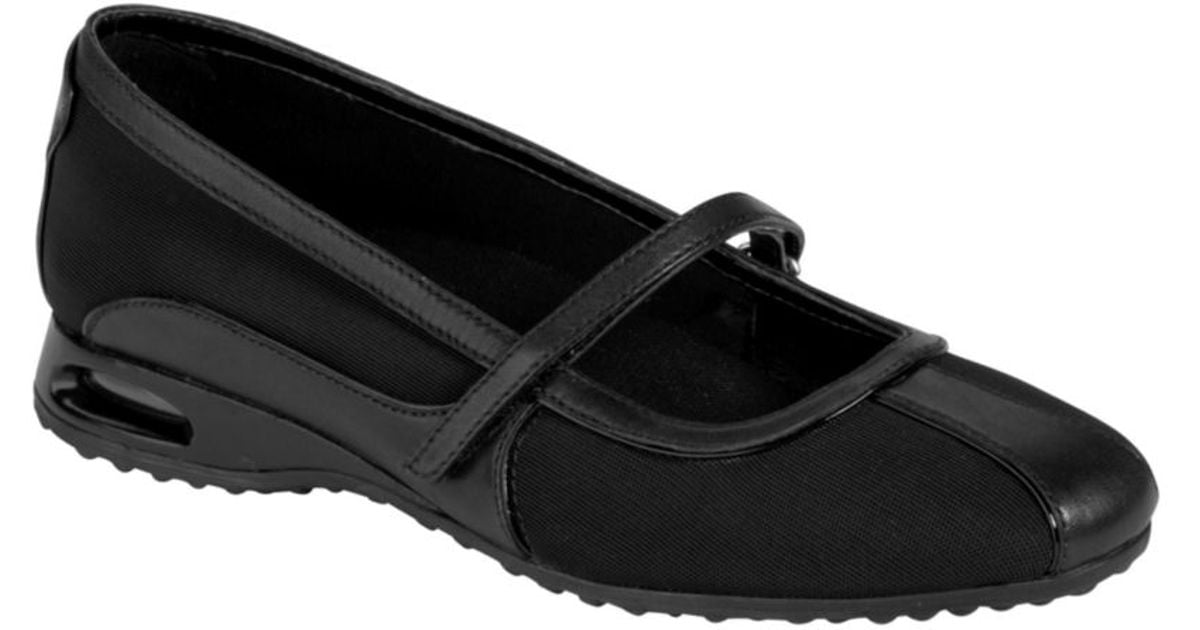 Cole Haan Air Bria Mary Jane Ballet Flats in Black | Lyst