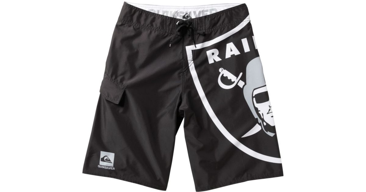 Quiksilver Raiders Nfl Board Shorts in Black for Men | Lyst