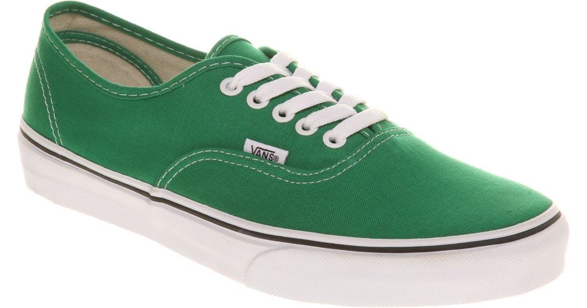 Vans Authentic Jelly Beanwht in Green 