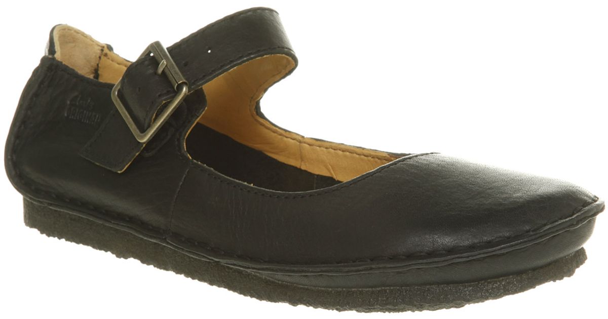 clarks originals faraway fell black leather womens shoes