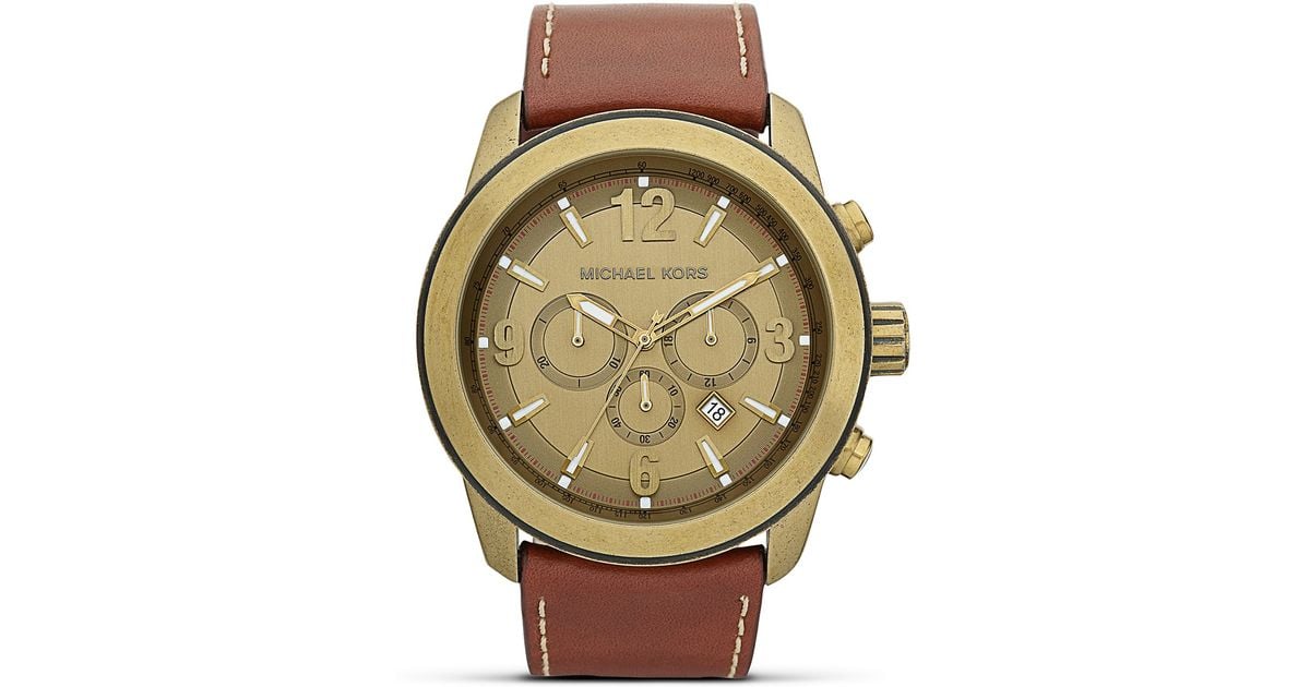 bronze michael kors watch