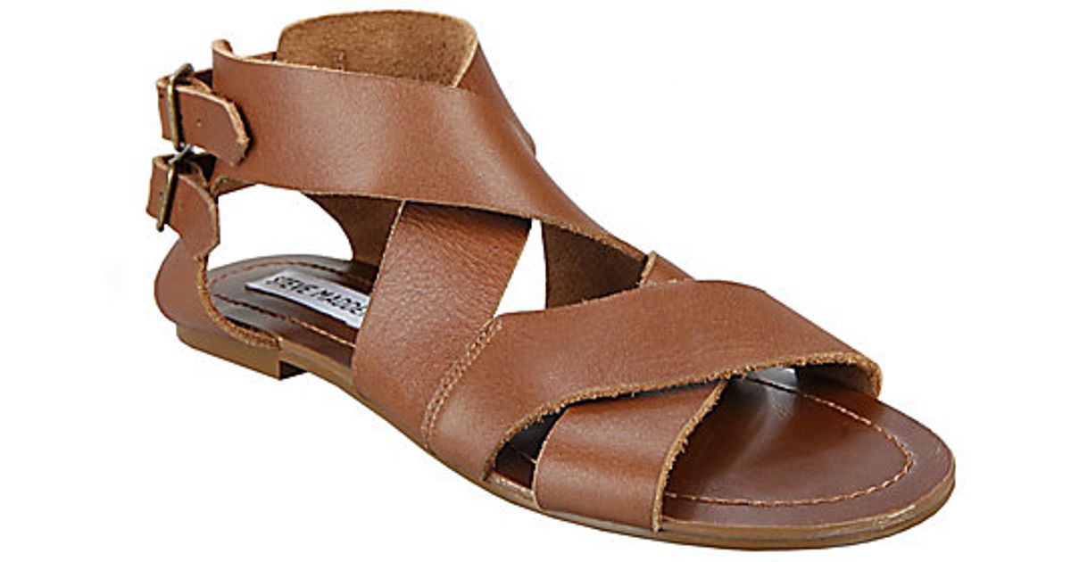 steve madden trista cognac leather
