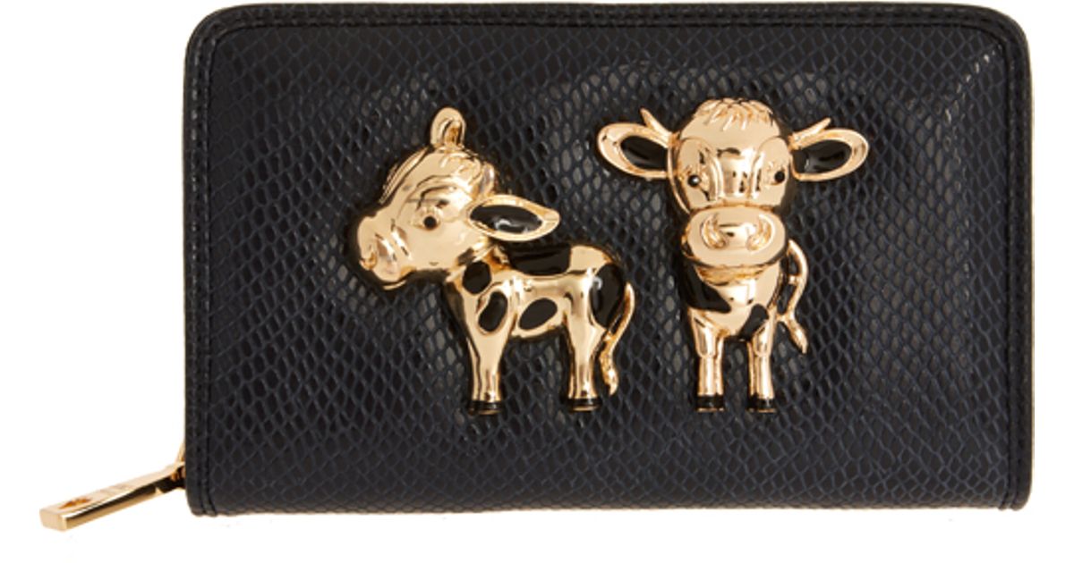 moschino cow purse