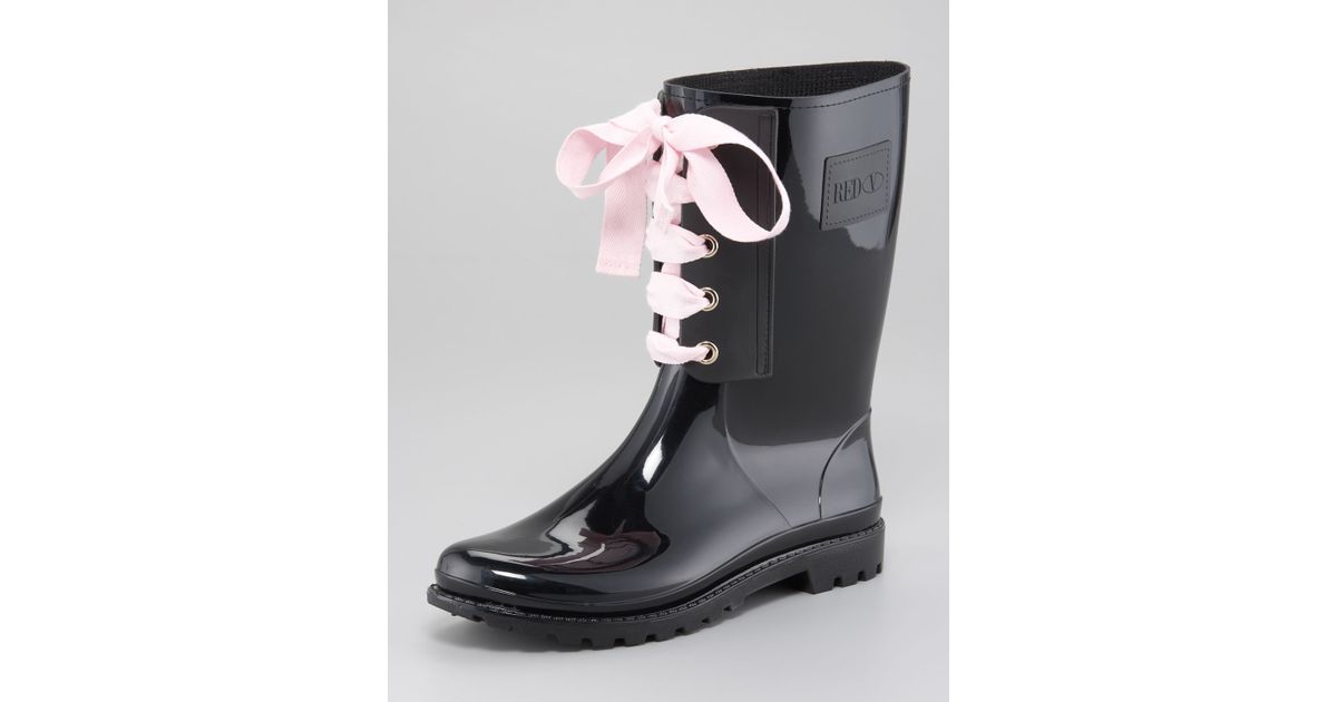 red valentino rain boots
