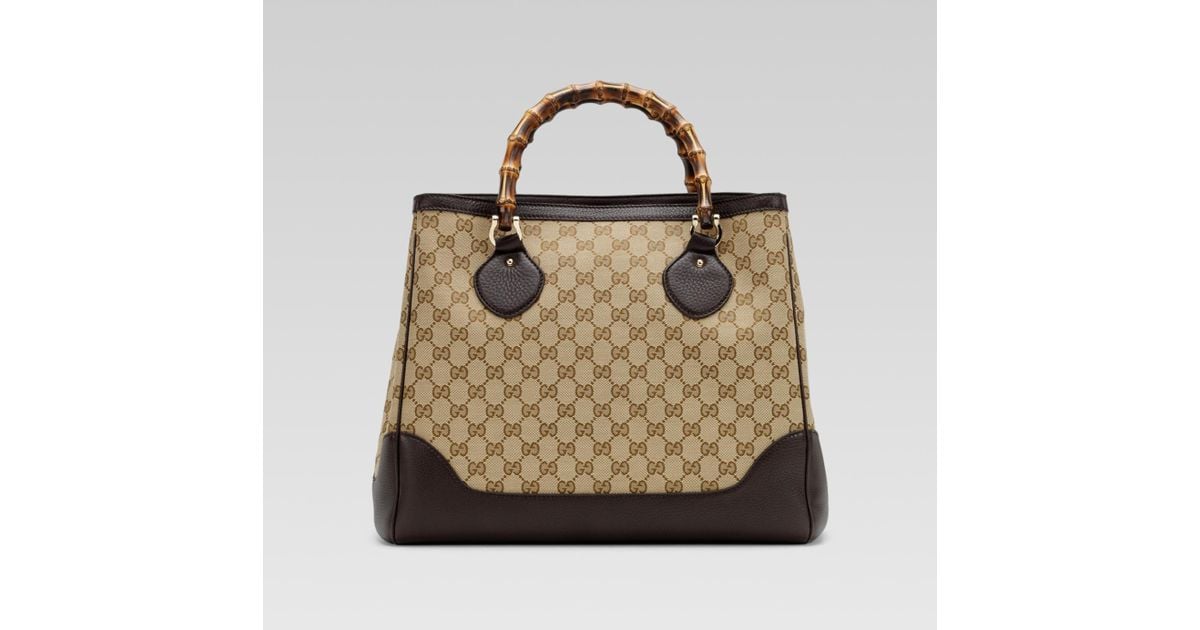 Gucci bamboo handle tote cheap
