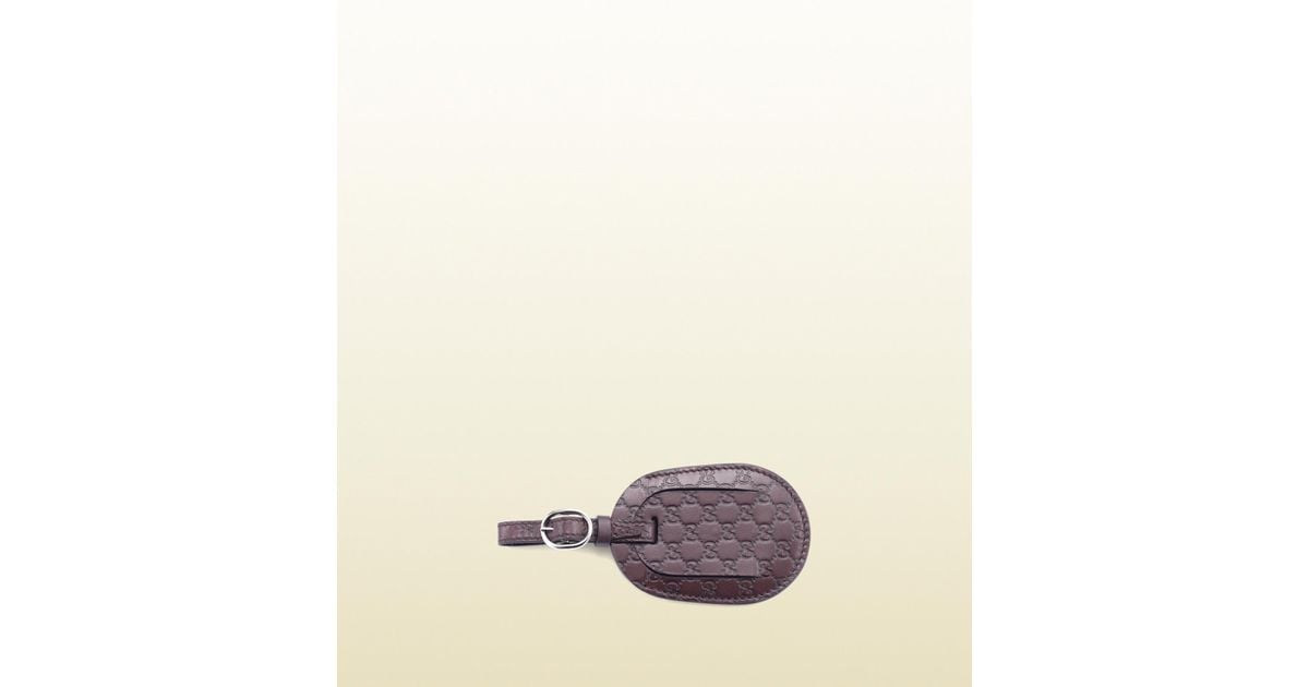 Gucci Luggage Tag in Brown Lyst