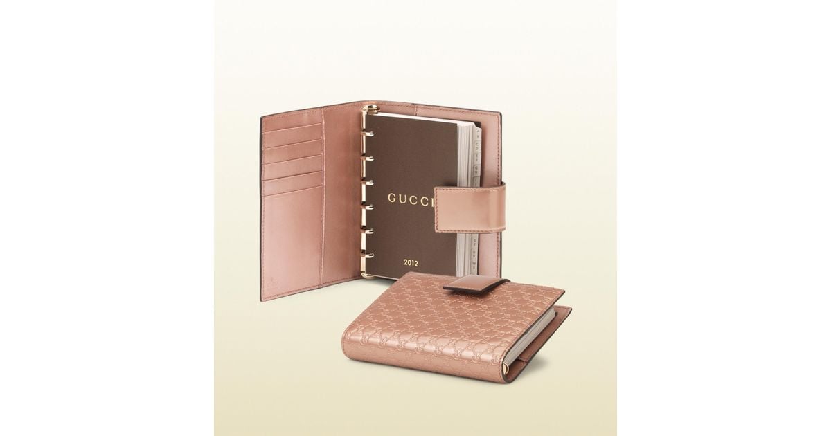 Gucci Small Agenda in Pink
