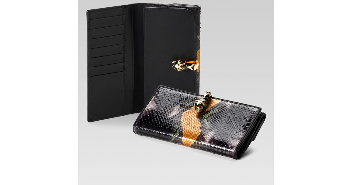 gucci tiger head wallet