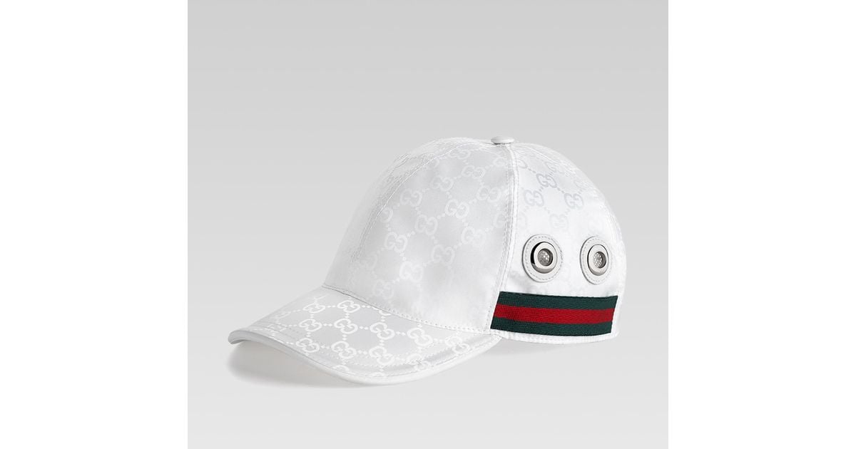 Baseball Hat with Grommets and Adjustable White for Men | Lyst
