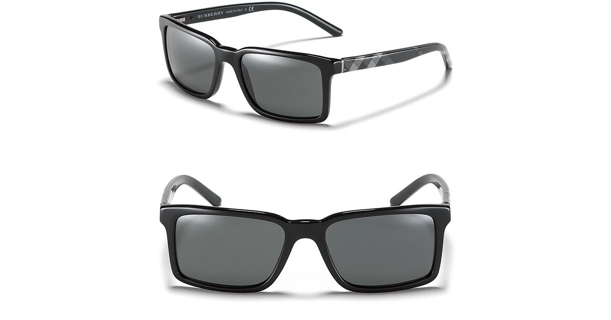 burberry rectangular sunglasses