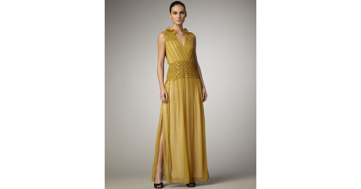 tahari evening gowns
