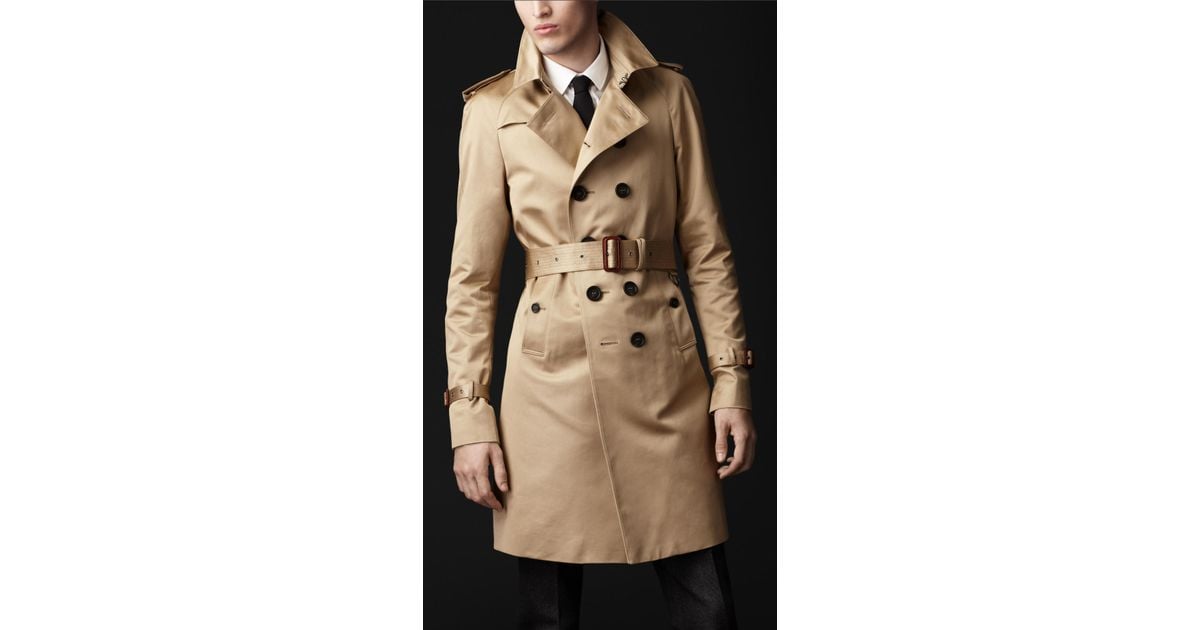 Burberry Prorsum Cotton Military Trench Coat in Honey (Natural) for Men -  Lyst