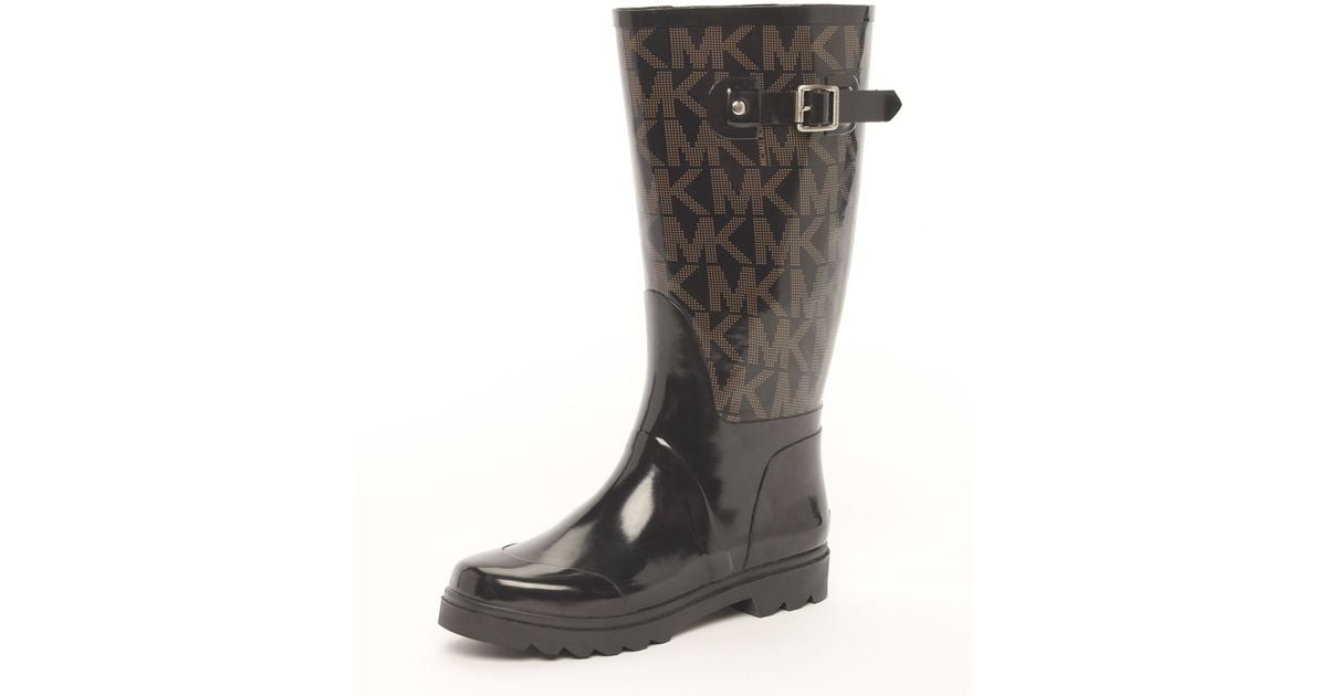 michael kors tall rain boots
