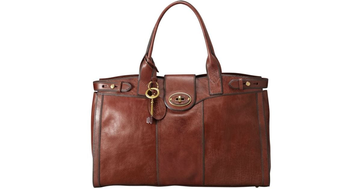 fossil vintage reissue tote