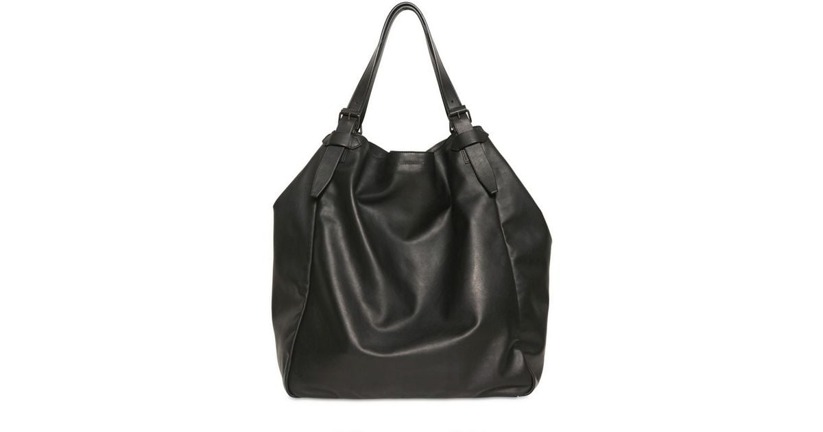 Givenchy Black Slouchy Leather Hobo Bag for men