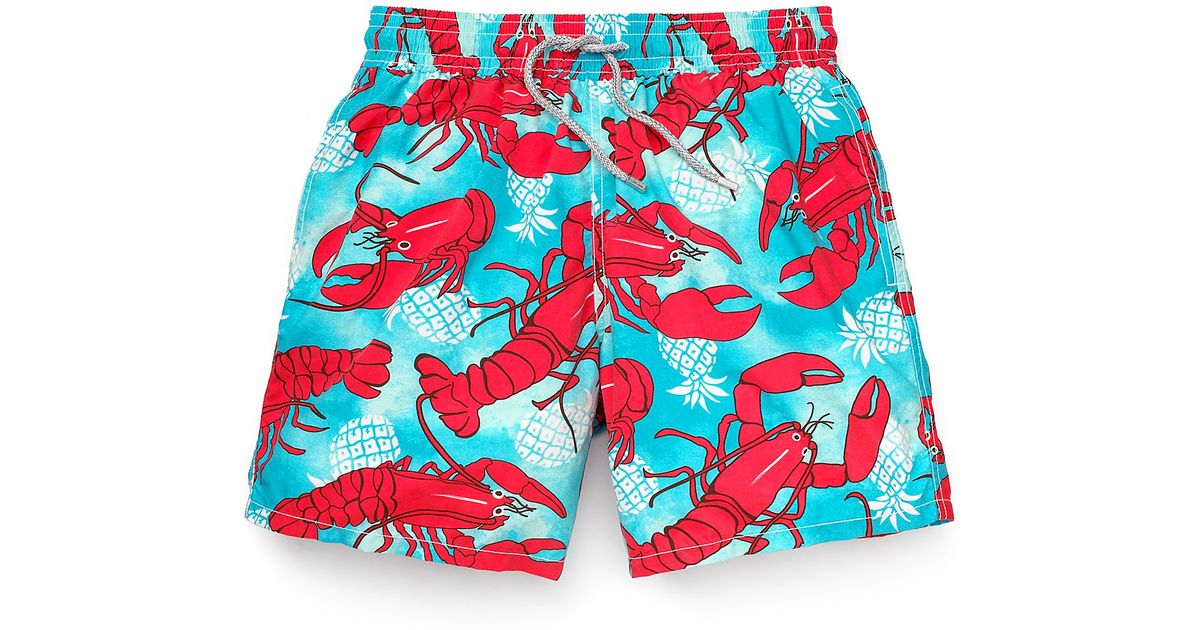 lobster swim trunks