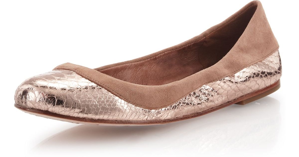 sam edelman rose gold flats