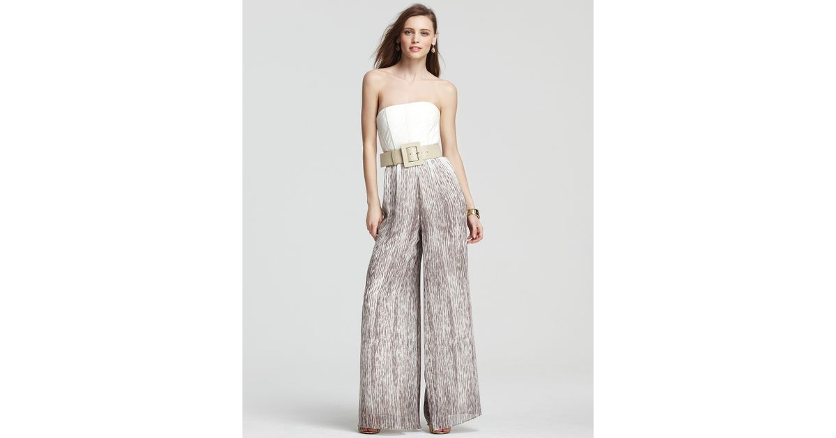 alice and olivia leather jumpsuit