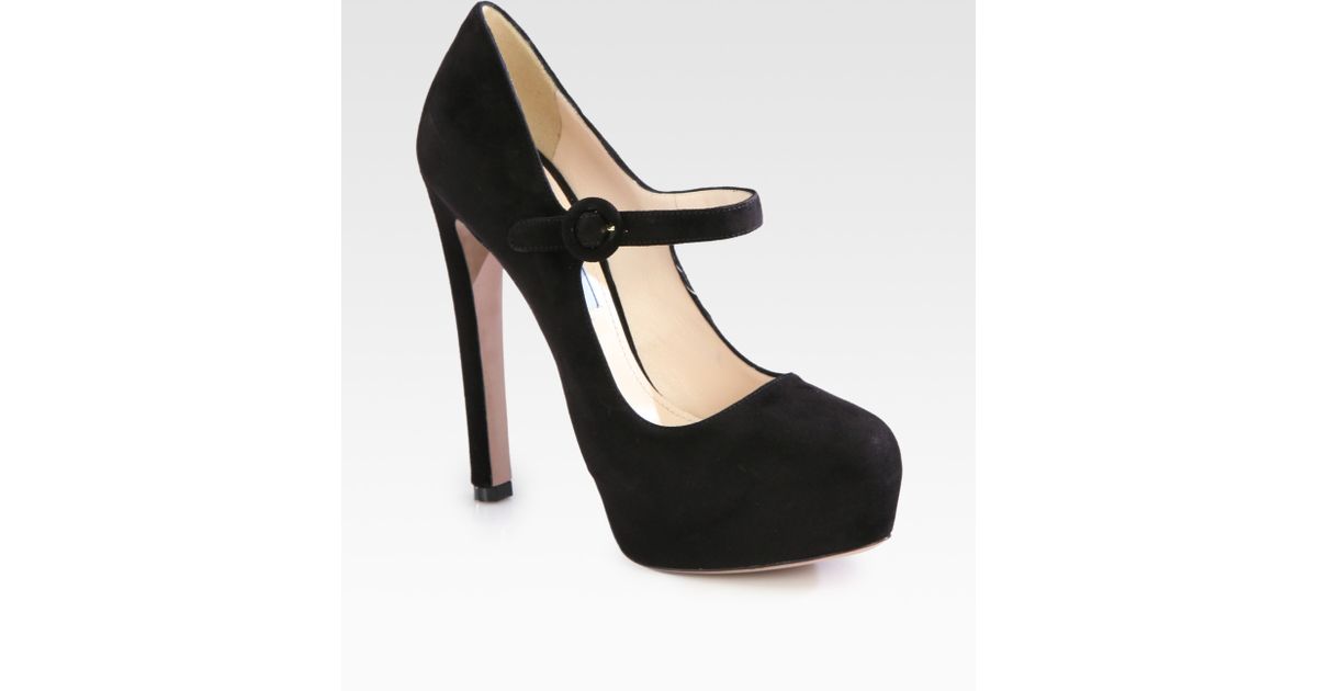 black suede mary janes