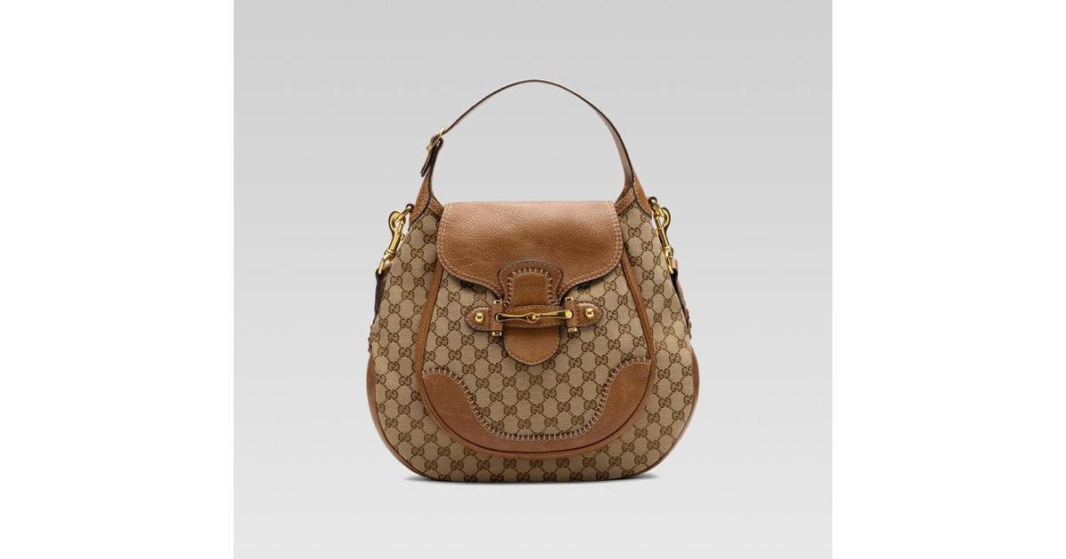 Gucci New Pelham Large Shoulder Bag with Horsebit Detail in Beige (Natural)  | Lyst