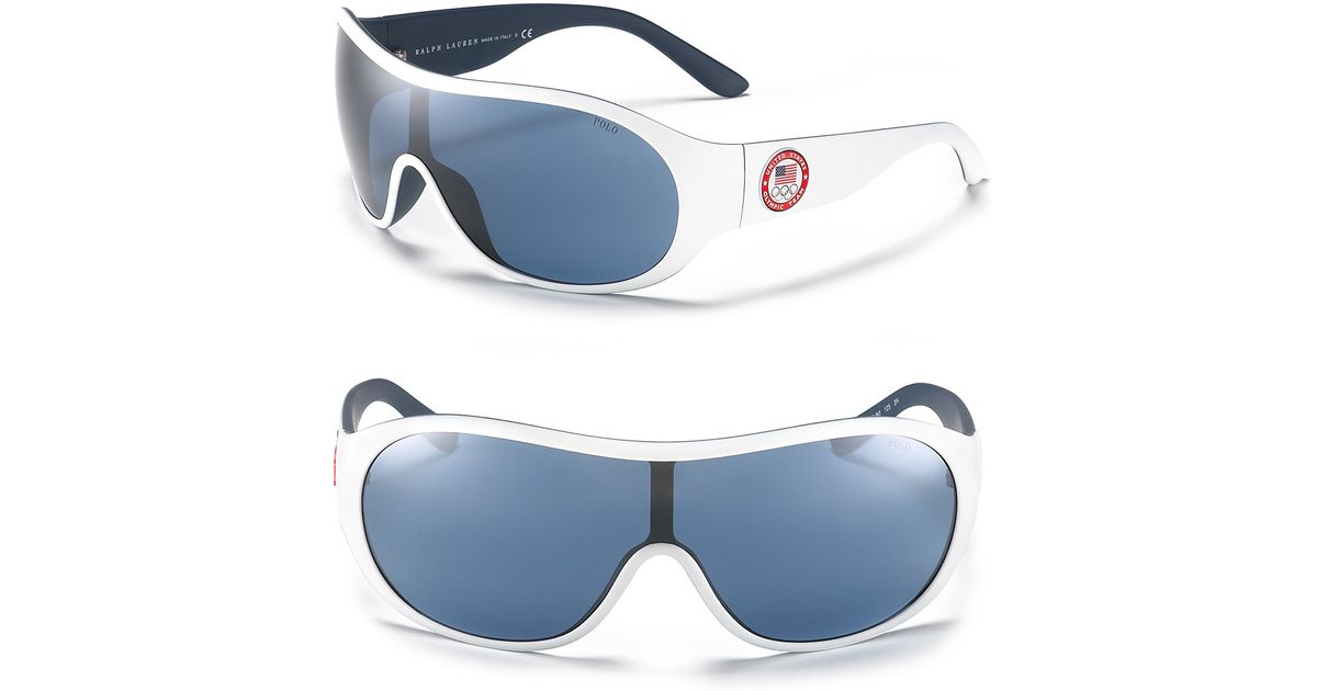 Polo Ralph Lauren Olympic Shield Sunglasses in White (Blue) for Men Lyst