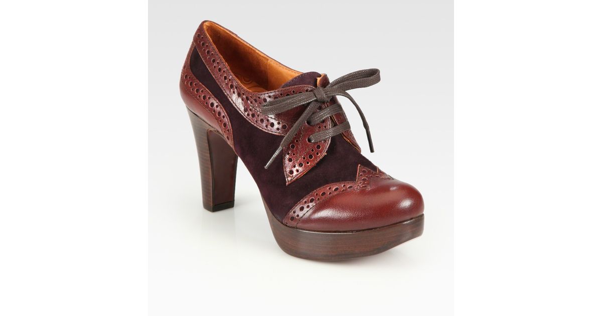 lace up oxford ankle boots