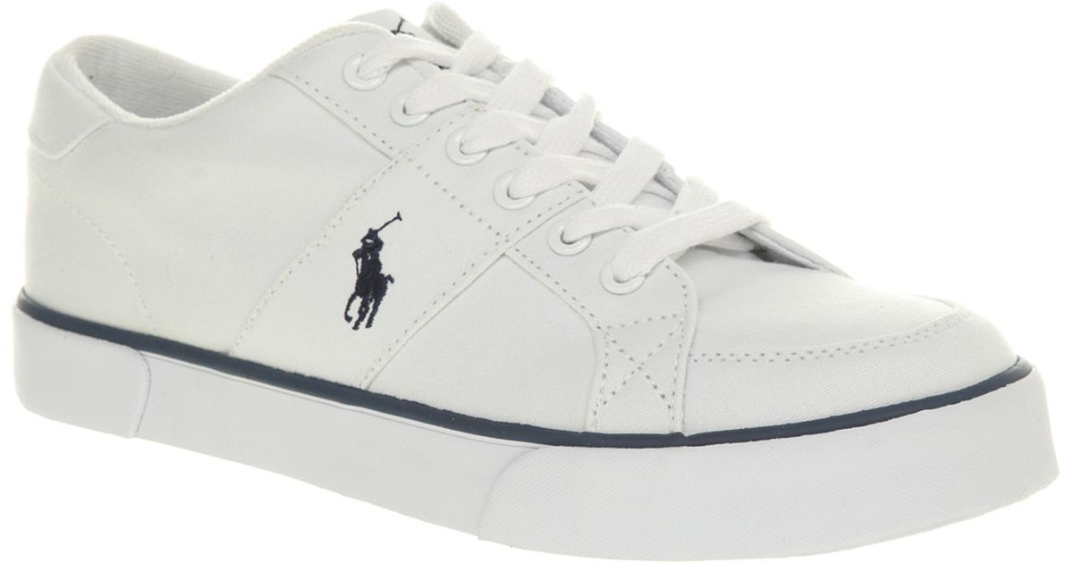 polo ralph lauren shoes white